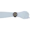 Relógio de senhora GLAM ROCK GR32018 Miami Collection 44mm quartzo suíço aço inoxidável pele preta