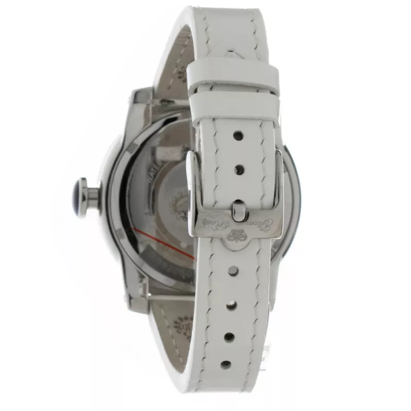 Relógio de mulher GLAM ROCK GR32050 44 mm cronógrafo de quartzo suíço bracelete de silicone branco