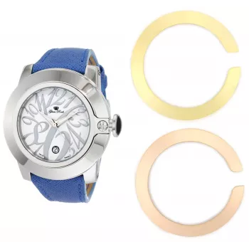 Relógio de mulher GLAM ROCK GR32080 Miami 44mm quartzo suíço branco silicone