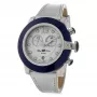 GLAM ROCK relógio de senhora de quartzo suíço GR32116 (44mm) – aço inoxidável, bracelete de silicone preta