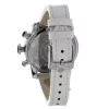 GLAM ROCK relógio de senhora de quartzo suíço GR32153 44mm mostrador branco em madrepérola bracelete de pele branca