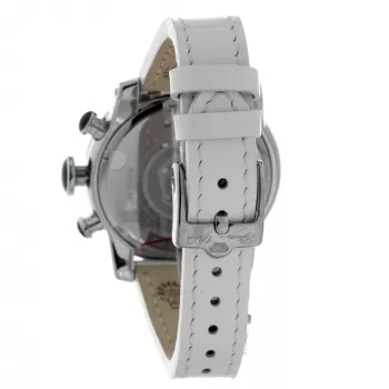 Relógio de mulher GLAM ROCK GR32153 44mm quartzo suíço mostrador de madrepérola branco bracelete de pele branco