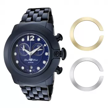 Relógio de mulher GLAM ROCK GR32161 (44 mm) - cerâmica branca quartzo suíço