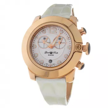 Relógio GLAM ROCK mulher GR32166NC 44mm aço inoxidável quartzo