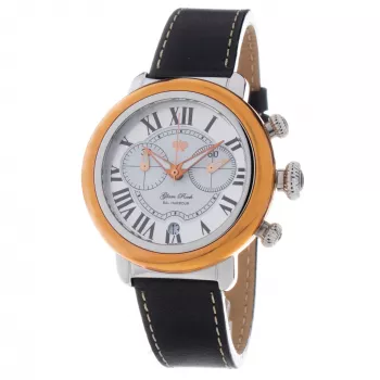 Relógio de mulher GLAM ROCK GR77123 40mm quartzo suíço couro branco