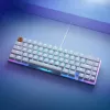 Teclado Glorious GMMK 2 Compact - Fox Switches, layout nórdico, branco