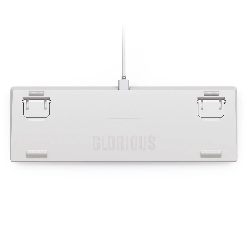 Teclado Glorious GMMK 2 Compact - Fox Switches, layout nórdico, branco