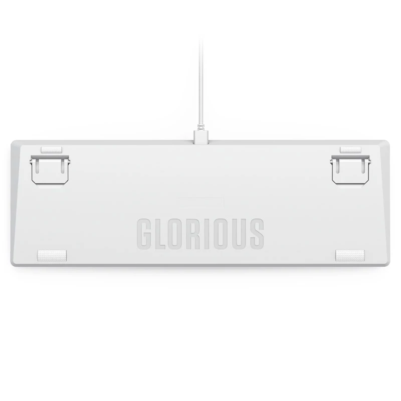 Teclado Glorious GMMK 2 Full-Size - Fox Switches, layout NO, branco