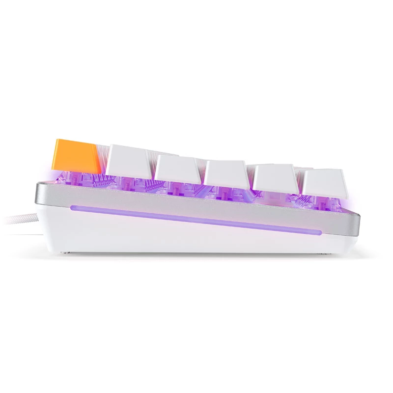 Teclado Glorious GMMK 2 Full-Size - Fox Switches, layout NO, branco