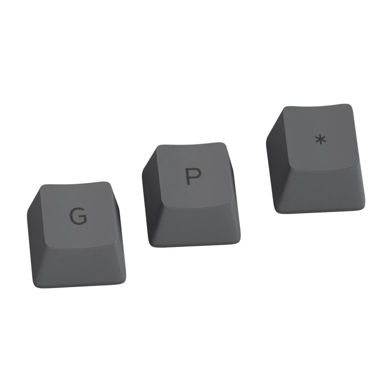 Glorious GPBT Keycaps - 115 teclas PBT, ISO, Layout ES, Black Ash