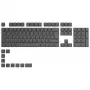Glorious GPBT Keycaps - 115 teclas PBT, ISO, Layout ES, Black Ash