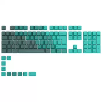 Glorious GPBT Keycaps - 115 teclas PBT, ISO, layout ES, Rain Forest