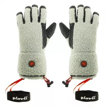Luvas aquecidas GLOVII GS3XL XL - fibra de carbono, 3 níveis de aquecimento, recarregáveis, compatíveis com ecrã tátil