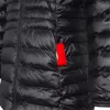 Glovii GTFBL casaco softshell aquecido para mulher com aquecimento em fibra de carbono, 3 modos, bateria recarregável, preto