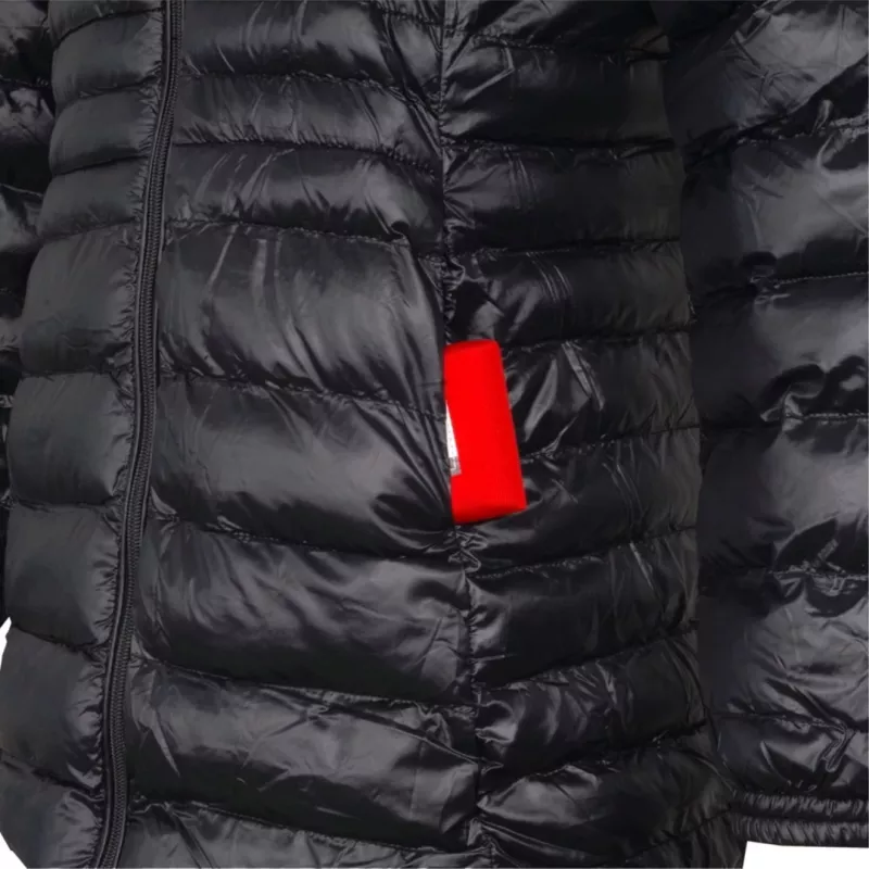 Glovii GTFBL casaco softshell aquecido para mulher com aquecimento em fibra de carbono, 3 modos, bateria recarregável, preto