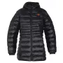 Glovii GTFBL casaco softshell aquecido para mulher com aquecimento em fibra de carbono, 3 modos, bateria recarregável, preto