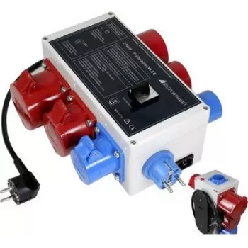 Adaptador de teste GMC Instruments VL2 E para cabo de extensão trifásico, CEE 16A/32A para tomada com contacto de proteção