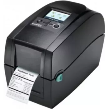 Impressora de etiquetas térmica direta / transferência térmica Godex RT230i - 300 x 300 DPI - LCD - Com fios - Preto