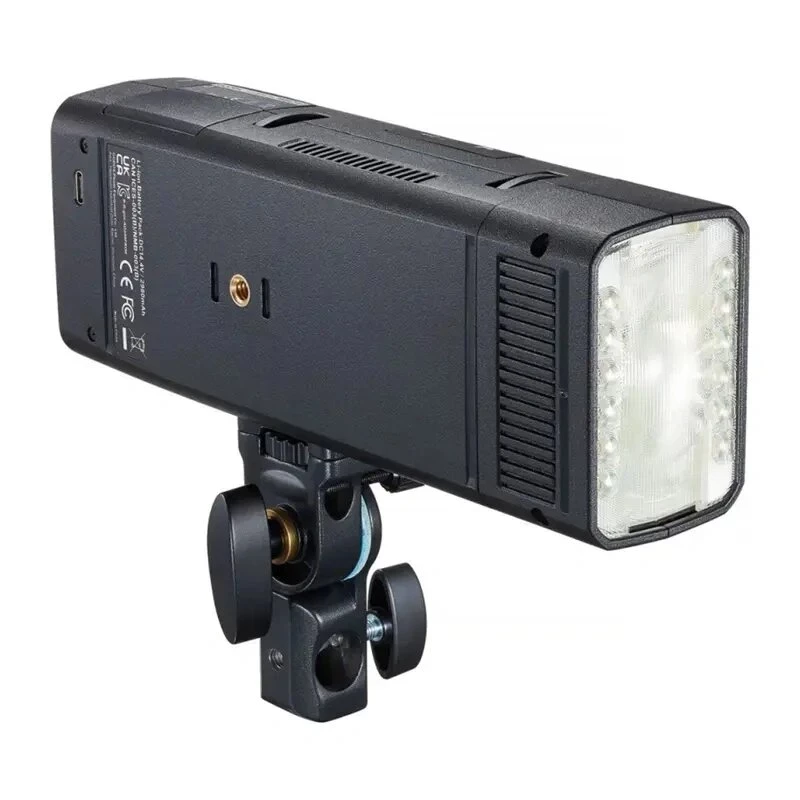 Godox AD200Pro II kit de flash de mão com Bare Bulb & Fresnel Head, 200Ws, TTL/HSS, sistema X de 2,4GHz