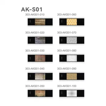 Godox AK-S01 conjunto de gobos deslizantes para adaptador de projeção AK-R21 (10 padrões metálicos)