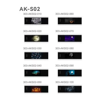 Godox AK-S02 conjunto de 2 slides para AK-R1 Kit – slides de efeito criativo com padrão de persiana e ponto