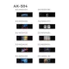 Godox AK-S04 conjunto de slides – 6 padrões gobo em aço inoxidável para cabeça de flash redonda AK-R1