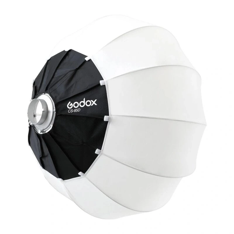 Godox CS-85D softbox lanterna 85cm com encaixe Bowens, difusor esférico dobrável para flashes de estúdio e luzes LED