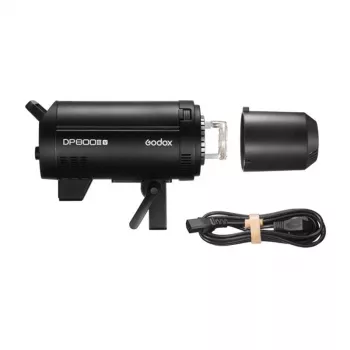 Flash de estúdio Godox DP400IIIV 400Ws com luz de modelação LED de 30W, sistema 2,4G Wireless X, encaixe Bowens, 5600K