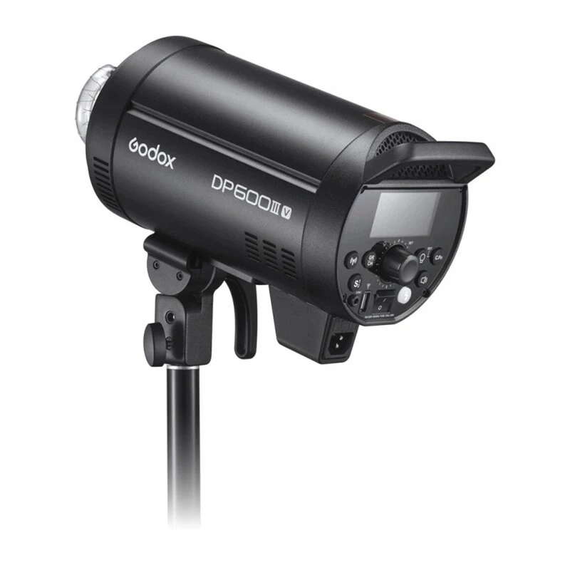 Godox DP600IIIV 600Ws Flash de Estúdio com Luz LED de Modelação 30W, Sistema Wireless 2,4G X, Encaixe Bowens