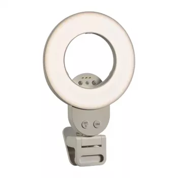 GODOX LR30Bi ring light - ring light LED bi-color 30W com CRI 96, 2800K-8500K, USB-C PD e fonte de alimentação, suporte para smartphone, espelho