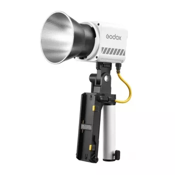 Godox ML60II kit de luz de vídeo LED bi-color (60W, 2800K-6500K, CRI 96+, TLCI 97+, controlo por app, opção de bateria NP-F)
