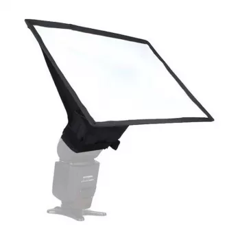 GODOX SB2030 softbox retangular 20x30 cm com difusores duplos e suporte universal para speedlight