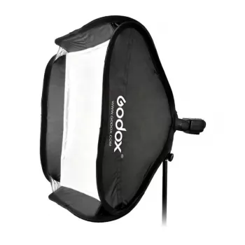 Godox SFGV8080 Softbox prateada 80x80cm com encaixe Bowens, grelha de 40°, difusor interno e externo, montagem rápida