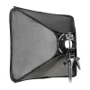 Godox SFGV8080 Softbox prateada 80x80cm com encaixe Bowens, grelha de 40°, difusor interno e externo, montagem rápida