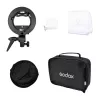 Godox SFUV6060 suporte S-Type para speedlite com softbox 60x60 cm e saco de transporte kit