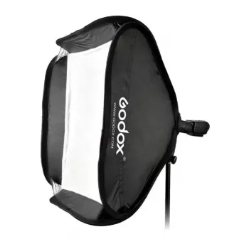 Godox SFUV6060 suporte S-Type para speedlite com softbox 60x60 cm e saco de transporte kit