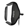 Godox SFUV8080 Softbox 80 x 80 cm com suporte para speedlite Type S e bolsa de transporte