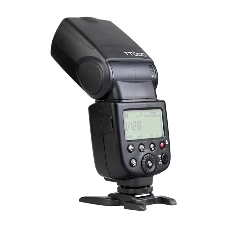 Flash para câmara Godox TT600 com sistema 2,4G Wireless X, GN60, HSS até 1/8000s, modo manual e multi