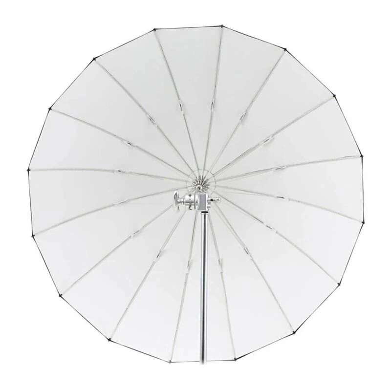 Godox UB-165S guarda-chuva parabólico profundo prateado de 165cm