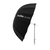 Godox UB-165S guarda-chuva parabólico profundo prateado de 165cm