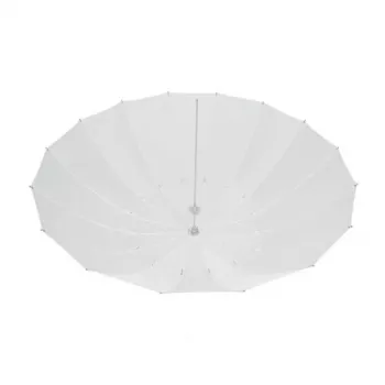 Godox UB-L2-60 refletor de guarda-chuva prateado profundo 60 polegadas com 16 varetas e bolsa de transporte