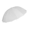 Godox UB-L2-60 refletor de guarda-chuva prateado profundo 60 polegadas com 16 varetas e bolsa de transporte