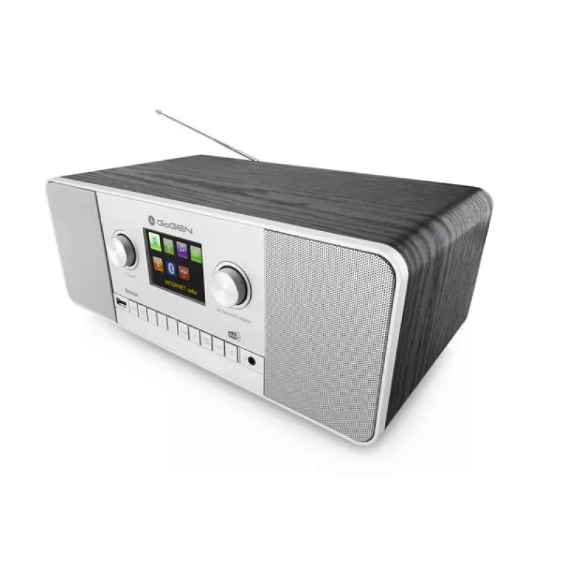 Rádio digital internet GoGen IR 257 BTDAB prateado