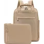 Conjunto de mochila e capa para portátil GOLLA 14 polegadas café 76469