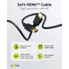 Cabo HDMI Goobay 80105 Soft High-Speed com Ethernet - 5m preto