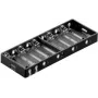 Suporte de pilhas passivo Goobay BH AA 10xL para 10 pilhas AA, ligação em série, saída de 15V, preto 11986
