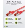 Goobay Cabo de patch CAT 6 S/FTP (PiMF), Vermelho, 5 m - CCA