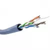 Cabo de rede Goobay CAT 6a U/UTP 50 m azul - cobre maciço, AWG 23/1, LSZH (96092)