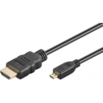 Goobay Cabo HDMI Ultra High-Speed Micro-HDMI 8K 60 Hz 2 m Preto