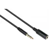 Good Connections cabo de extensão de áudio TRRS 3,5mm 4 polos, macho para fêmea, 1,5m, preto AS-35V4B15